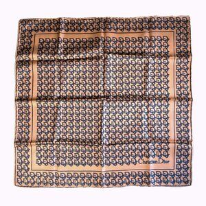 Vintage Christian Dior Silk Scarf – Trotter Logo Print